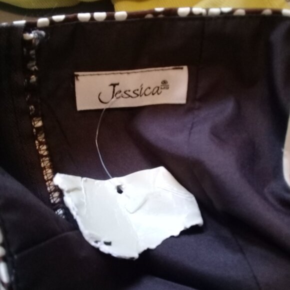 Vintage Jessica lined halter dress - Picture 4 of 5